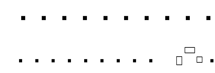Drebiek Expanded Outline Font OTHER CHARS