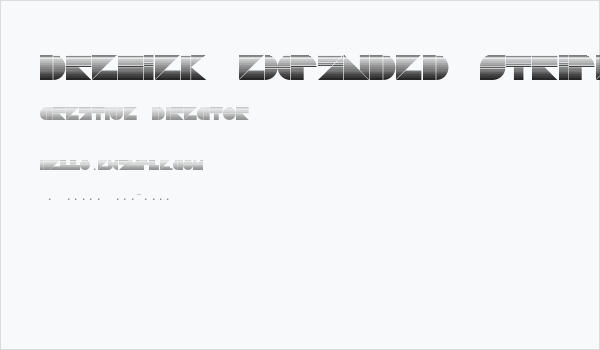 Drebiek Expanded Stripes Business Card