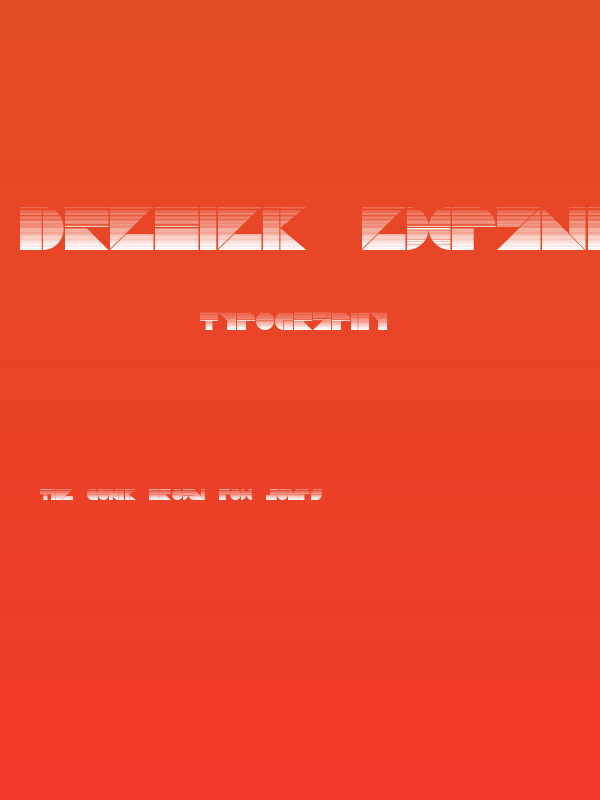 Drebiek Expanded Stripes Poster