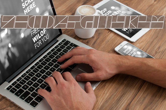 DrebiekExpandedOutlineItalic Example 3