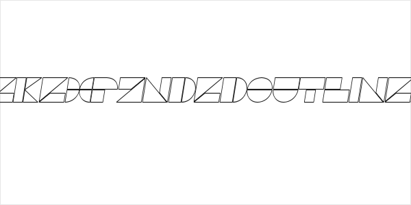 DrebiekExpandedOutlineItalic Logo