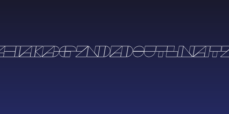 DrebiekExpandedOutlineItalic Social Header