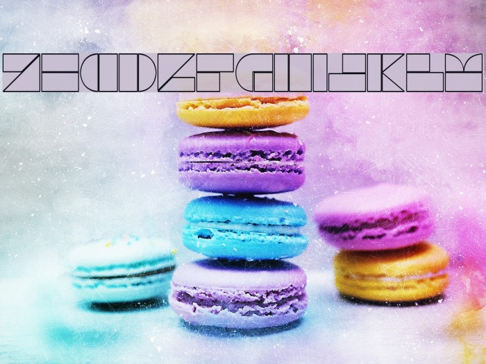 DrebiekExpandedOutline Font examples