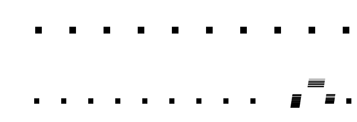 DrebiekExpandedStripesItalic Font OTHER CHARS