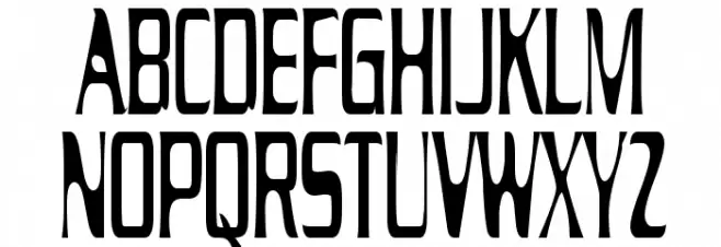 Drecknocratica Condensed Polices MAJUSCULES