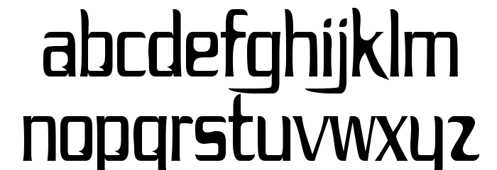 Drecknocratica Font LOWERCASE