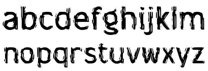 Dredex Font LOWERCASE