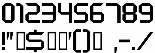 Dredwerkz Font OTHER CHARS