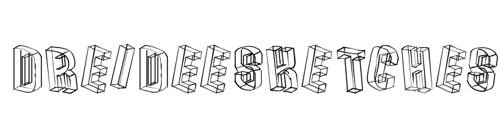 DreiDeeSketches  Fuentes Gratis Descargar