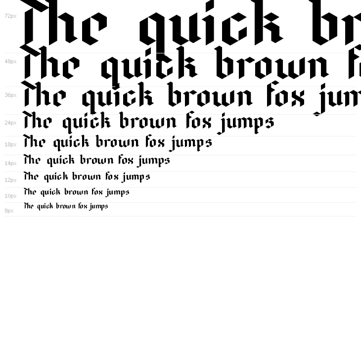 DreiFraktur Waterfall