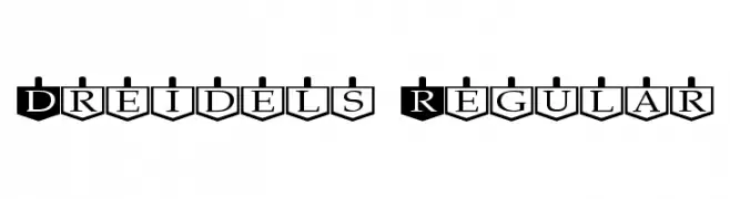 Dreidels Regular  フリーフォントのダウンロード