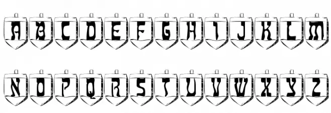 Dreidl 字体 大写