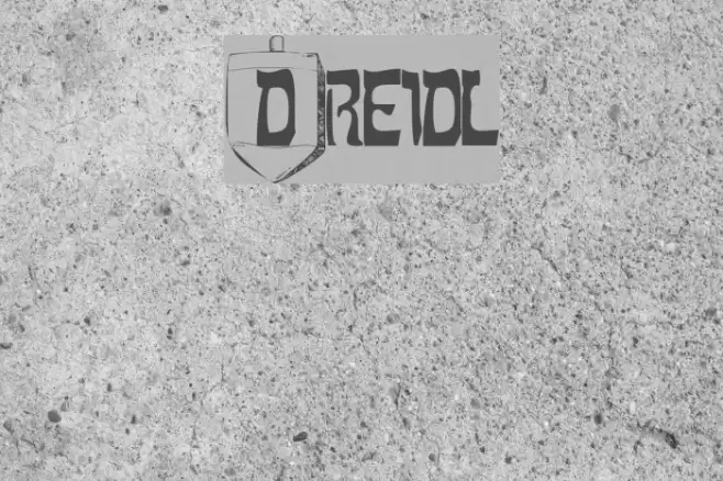 Dreidl Font examples