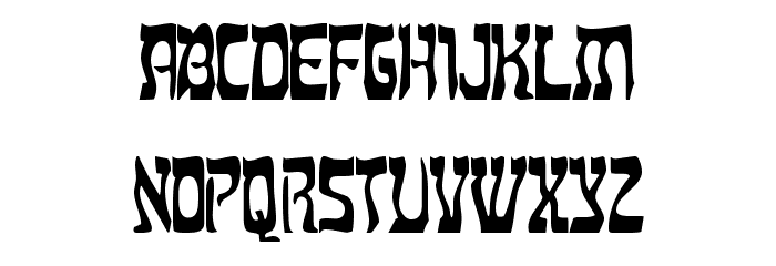 Dreidl Font LOWERCASE