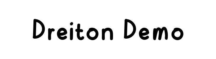 Dreiton Demo  Free Fonts Download