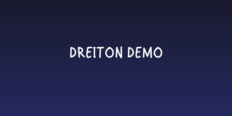 Dreiton Demo Social Header