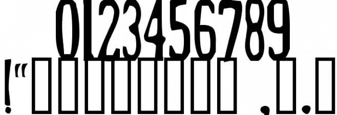 Drek Light Font OTHER CHARS