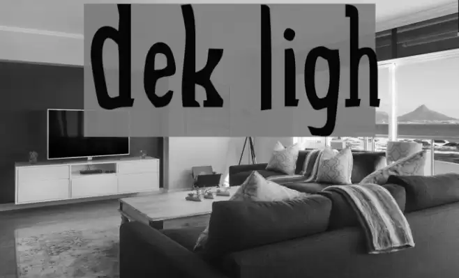 Drek Light Font examples