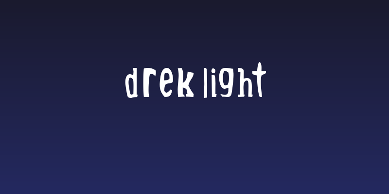 Drek Light Social Header