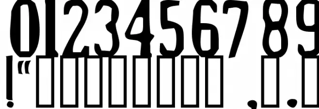 Drek  Normal Font OTHER CHARS