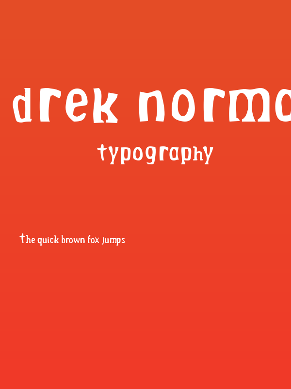 Drek  Normal Poster