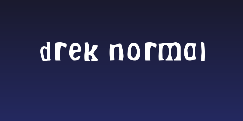Drek  Normal Social Header