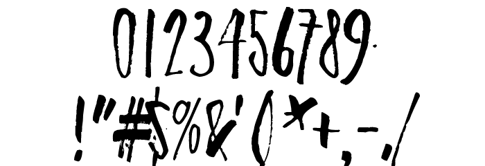 Drenazmozgow Font OTHER CHARS