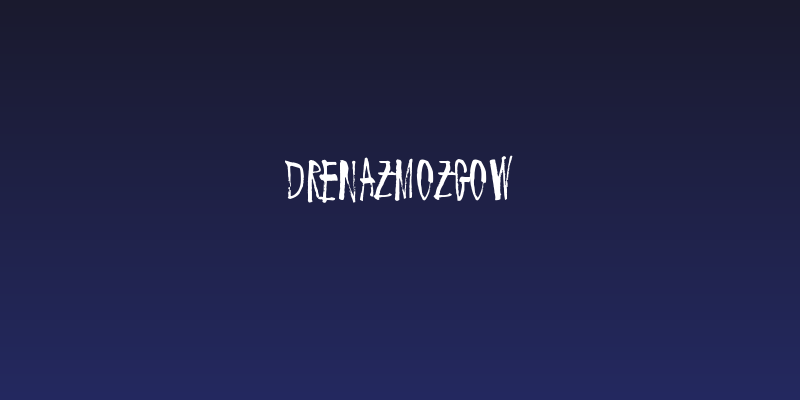 Drenazmozgow Social Header