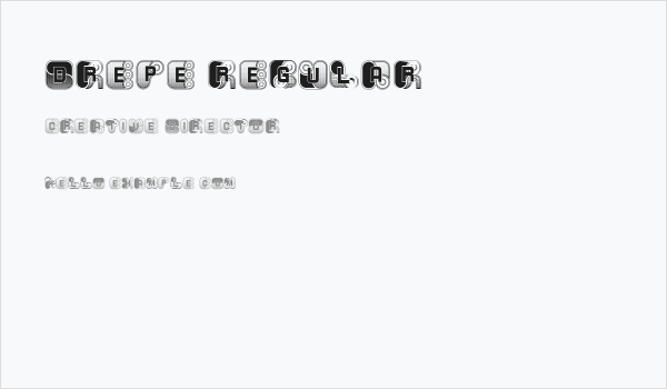 Drepe Regular Business Card