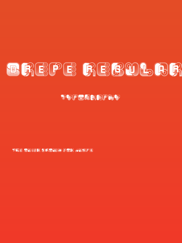 Drepe Regular Poster