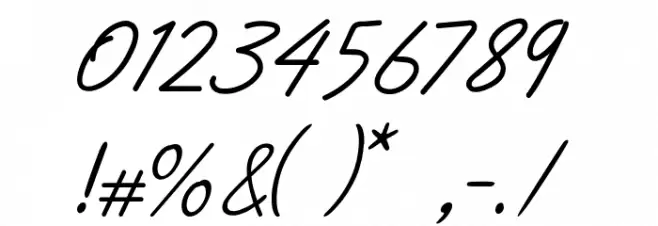 Drepton Olina Font OTHER CHARS