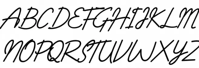 Drepton Olina Schriftart Groß