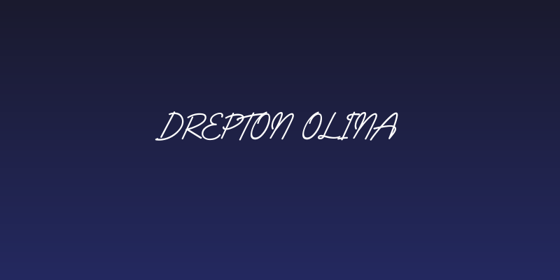 Drepton Olina Social Header