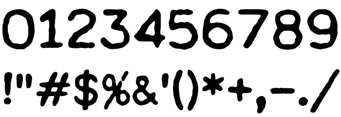 Dresden Elektronik Font OTHER CHARS