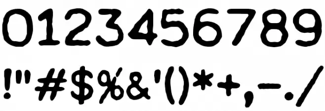 Dresden Elektronik Font OTHER CHARS