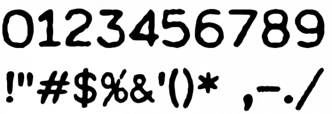 Dresden Elektronik Font OTHER CHARS