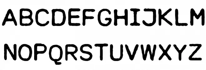 Dresden Elektronik 字体 大写