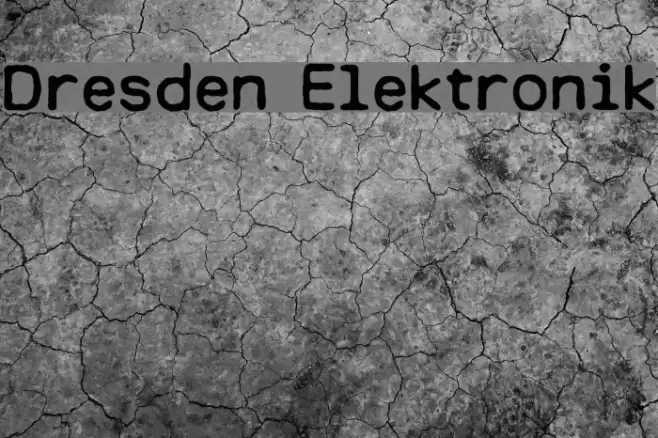 Dresden Elektronik Font examples