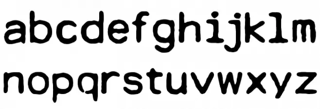 Dresden Elektronik Caratteri MINUSCOLO