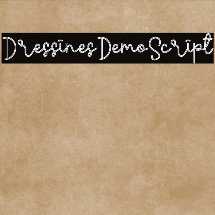 Dress Lines Demo Script Example 1