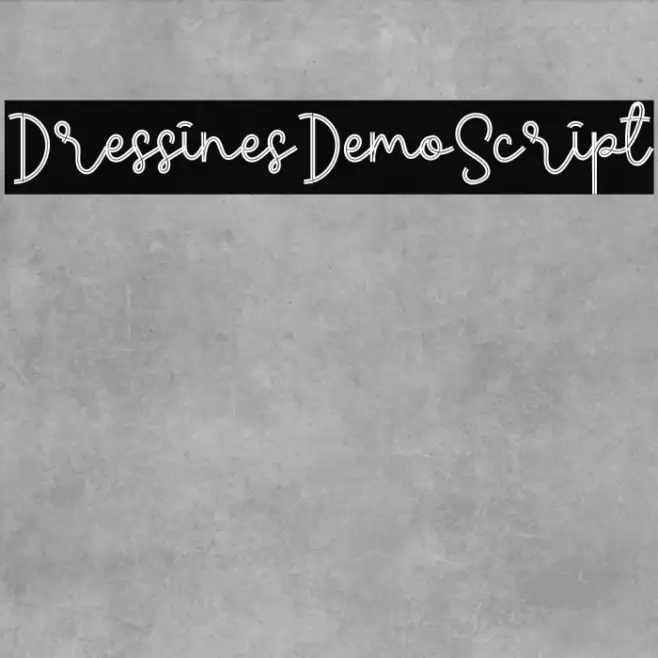 Dress Lines Demo Script Example 1