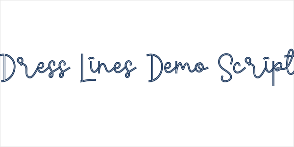 Dress Lines Demo Script Logo