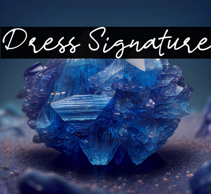 Dress Signature Example 1