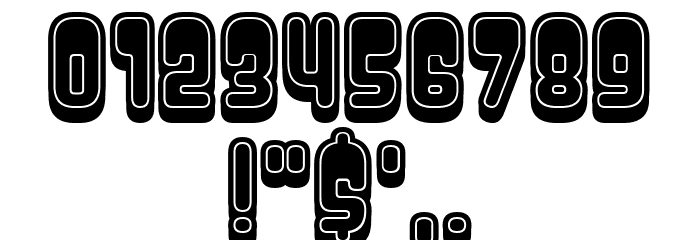 Dressed Filled Regular Font OTHER CHARS