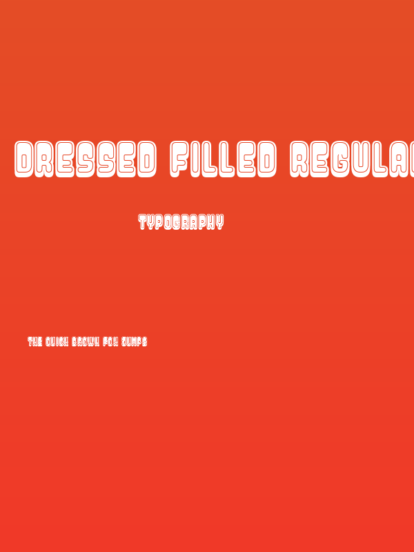 Dressed Filled Regular Poster