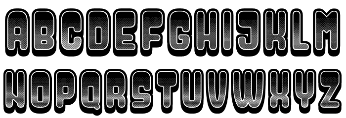 Dressed Gradient Regular Font LOWERCASE