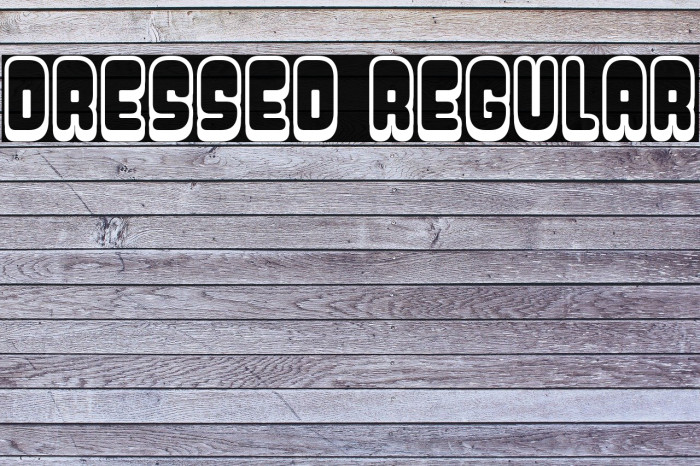 Dressed Regular Example 1