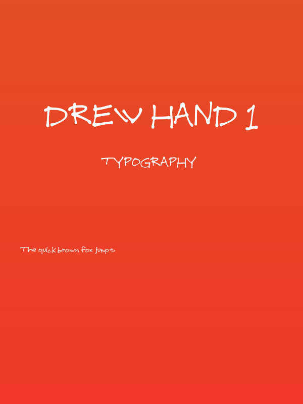 Drew Hand 1 Poster
