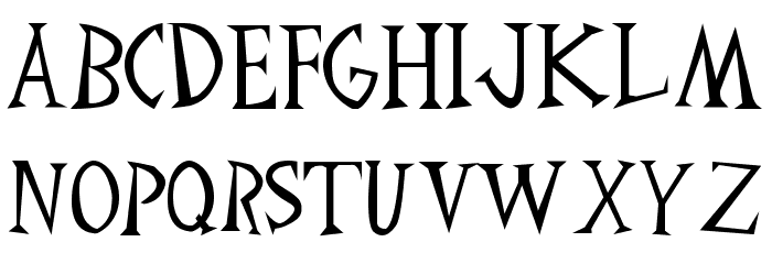 Drew Font LOWERCASE