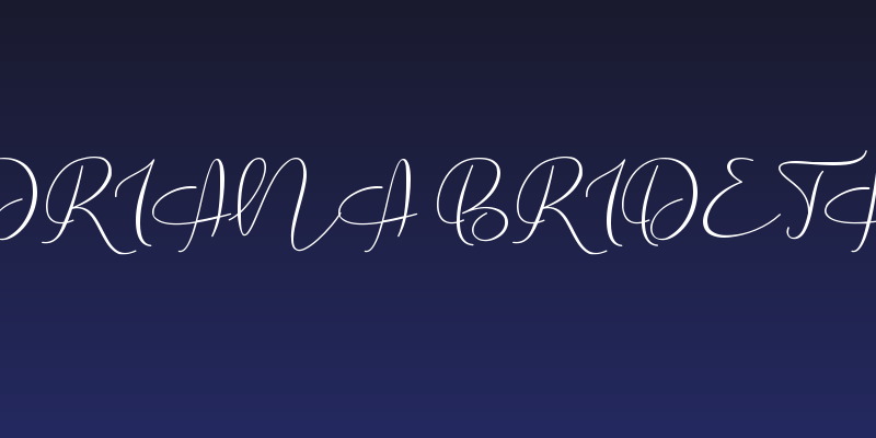 Driana Brideth Social Header